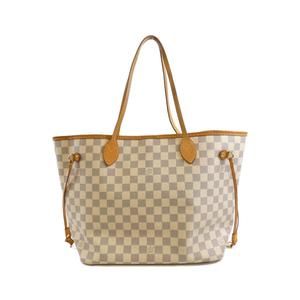 LOUIS VUITTON Gold Damier Neverfull MM Bag